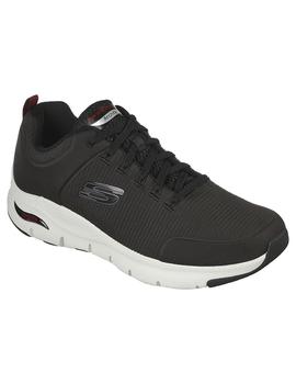 Zapatilla Hombre Skechers Arch Fit-Ti Negra Blanca