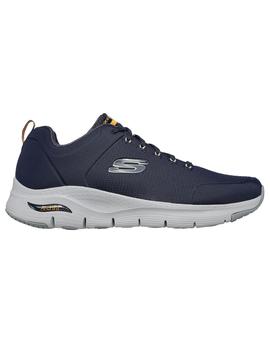 Zapatilla Hombre Skechers Arch Fit-It Marino Gris