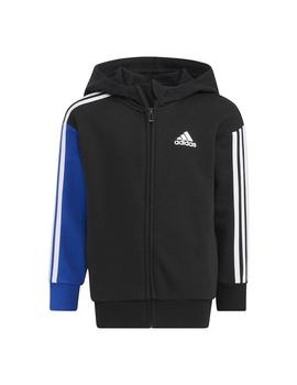 Conjunto Niño adidas Stripes Negro/Azul