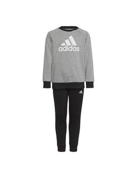 Conjunto Niño adidas Bos Jog Gris/Negro