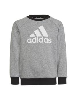 Conjunto Niño adidas Bos Jog Gris/Negro