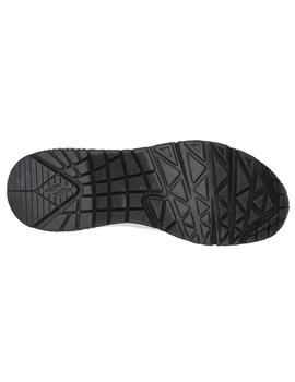 Zapatilla Mujer Skechers Uno-Lovil Blanco/Negro