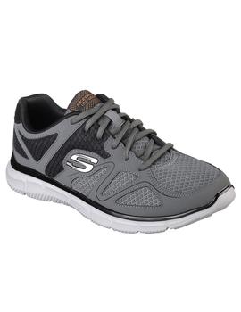 Zapatilla Hombre Skechers Satisfaction Gris