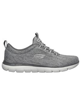 Zapatilla Hombre Skechers Summits Gris