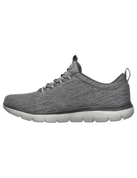 Zapatilla Hombre Skechers Summits Gris