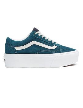 Zapatilla Mujer Vans Old Skool Stackform Verde