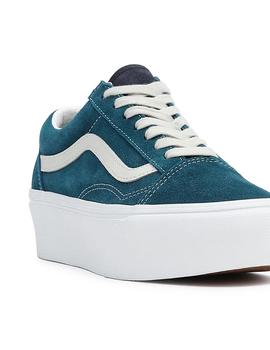 Zapatilla Mujer Vans Old Skool Stackform Verde