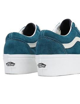 Zapatilla Mujer Vans Old Skool Stackform Verde