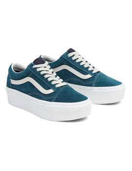 Zapatilla Mujer Vans Old Skool Stackform Verde