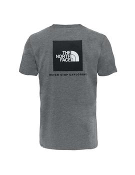 Camiseta Hombre The North Face Red Box Gris Oscura