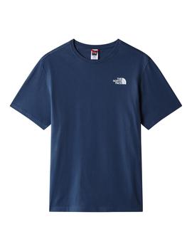 Camiseta Hombre The North Face Red Box Azul