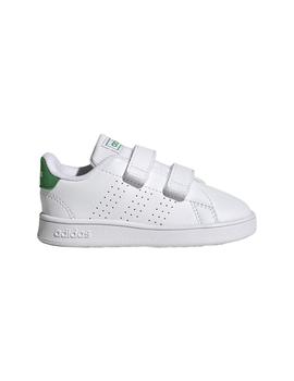 Zapatilla Niñ@ adidas Advantage CF Blanco/Verde