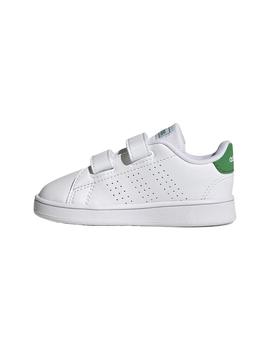 Zapatilla Niñ@ adidas Advantage CF Blanco/Verde