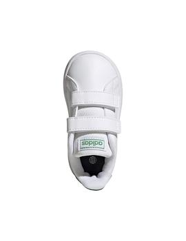 Zapatilla Niñ@ adidas Advantage CF Blanco/Verde