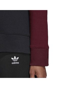 Sudadera adidas Clrdo Mujer Burdeos