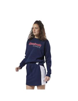 Sudadera Reebok Marino/Rosa Mujer