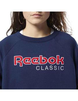 Sudadera Reebok Classics Mujer Azul Marino