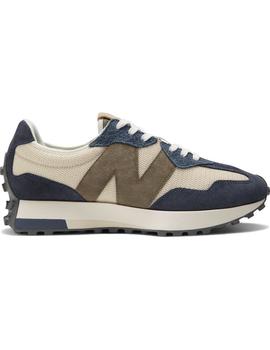 Zapatilla Hombre New Balance 327 Beige/Azul