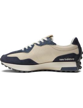 Zapatilla Hombre New Balance 327 Beige/Azul