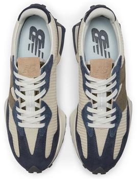 Zapatilla Hombre New Balance 327 Beige/Azul