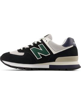 Zapatilla Hombre New Balance 574 Negro Verde