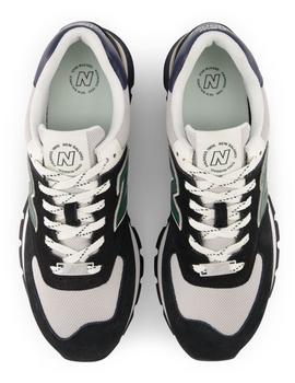 Zapatilla Hombre New Balance 574 Negro Verde