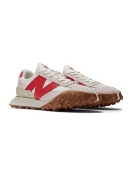 Zapatilla Unisex New Balance C72 Beige/Rojo