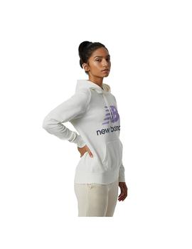 Sudadera Mujer New Balance Esse Po Blanca