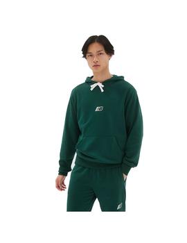 Sudadera Hombre New Balance Essentials Fleece verde