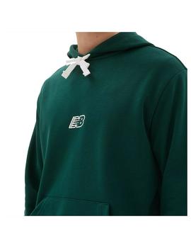 Sudadera Hombre New Balance Essentials Fleece verde