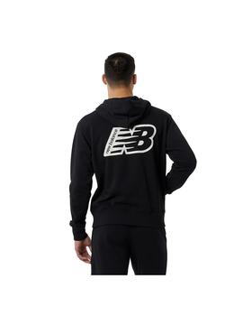 Sudadera Hombre New Balance Essentials Fleece Negra