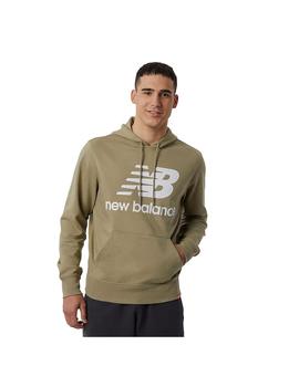 Sudadera Hombre New balance Essential Stacked verde