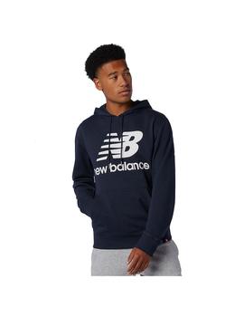 Sudadera Hombre New Balance Essentials Stacked Marino