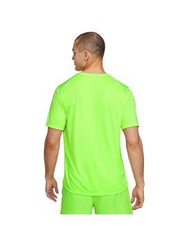 Camiseta Hombre Nike Df Run Verde