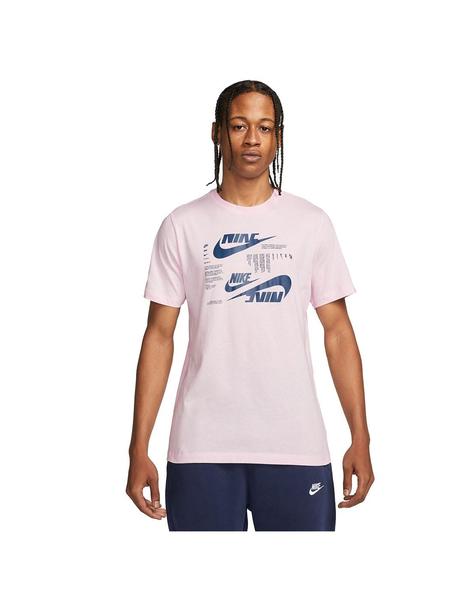 Susurro Hecho de chocolate Camisetas hombre Nike Nsw Tee Club Rosa