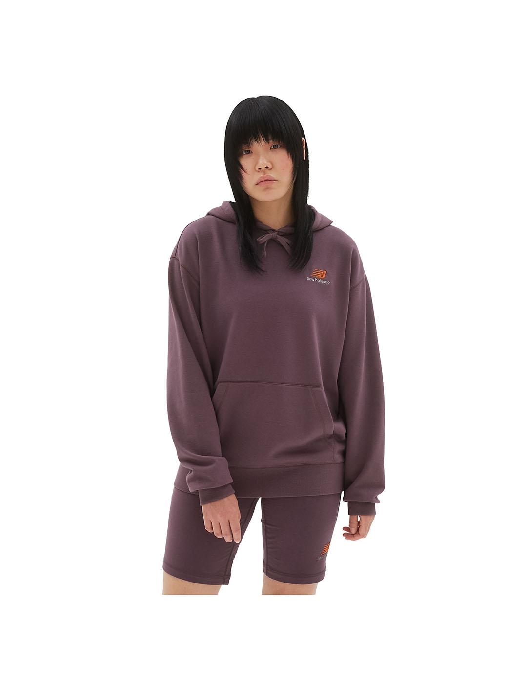 Sudadera Unisex New Balance Uni-Essentials French Granate