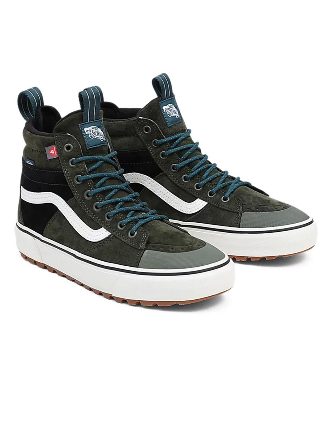 Vans sk8 hi hombre verdes hotsell