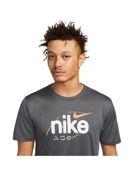Camiseta Hombre Nike Df  Gris