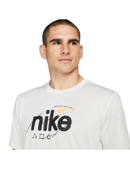 Camiseta Hombre Nike Df  Blanca
