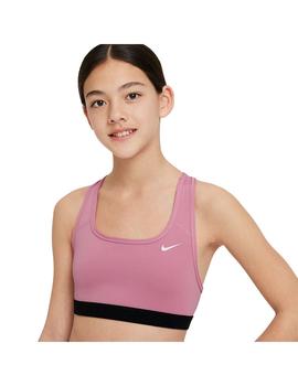 Top Niña Nike Swoosh Bra Rosa