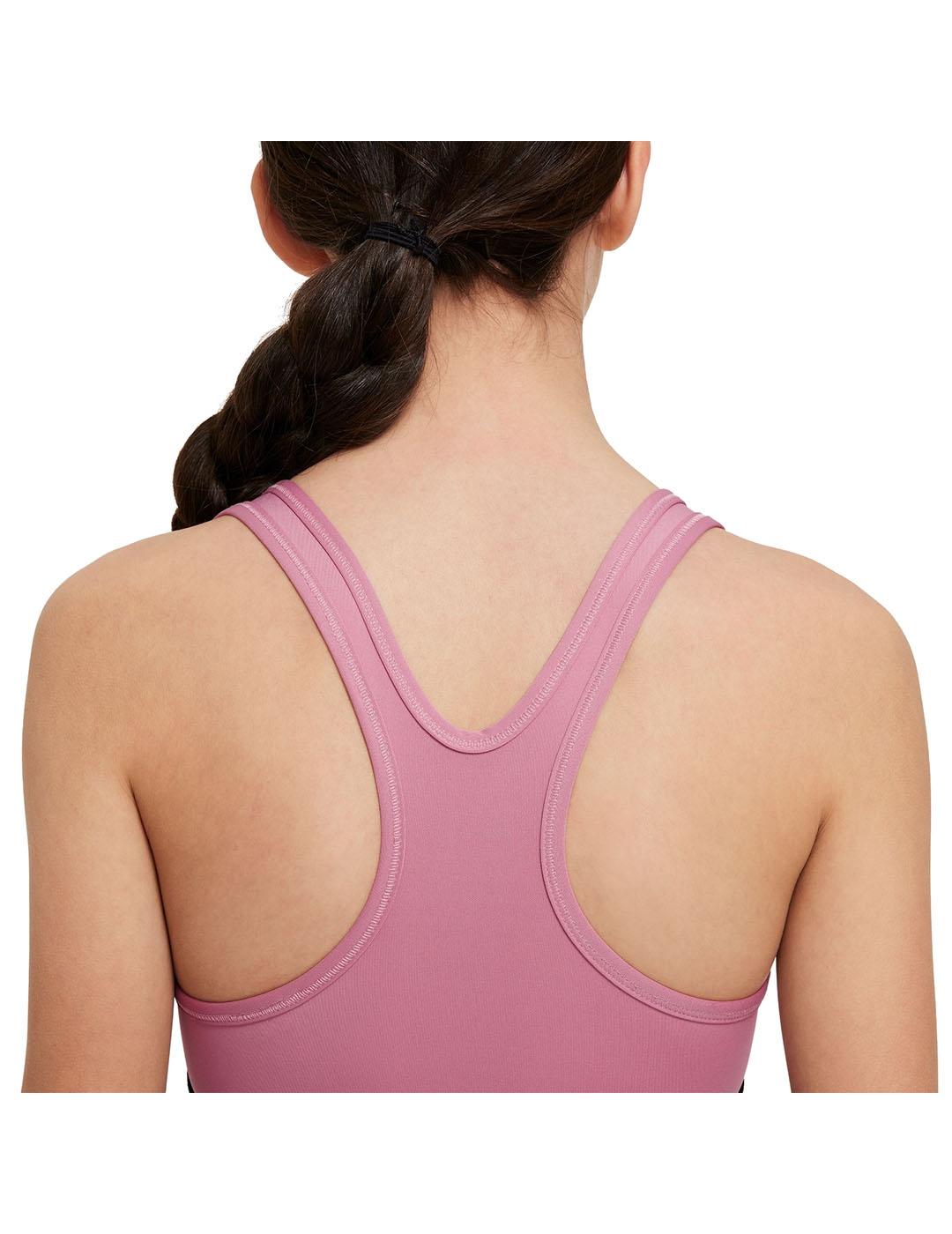 Top Niña Nike Swoosh Bra Rosa