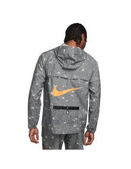 Cortavientos Hombre Nike Wndrnner Negro Naranja