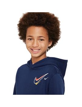 Sudadera Niño Nike Sportswear Fleece Azul