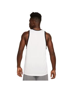 Camiseta Hombre Nike DF Crossover Blanco