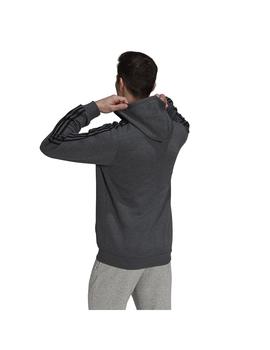 Sudadera Hombre adidas 3Stripe Gris Oscuro