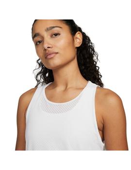 Camiseta Mujer NIke One Df Blanca