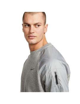 Sudadera Hombre Nike Therma-FIT Novel Gris