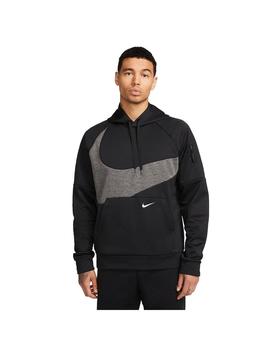 Sudadera Hombre Nike Tf Swoosh Negra Gris