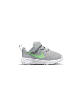 Zapatilla Niño Nike Revolution 6 Gris Verde