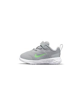 Zapatilla Niño Nike Revolution 6 Gris Verde